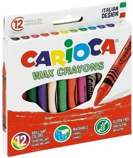 Kredki świecowe Carioca 12 kolorów - Artykuły biurowe - miniaturka - grafika 3