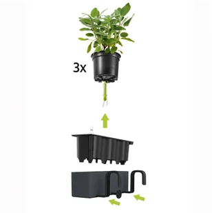 Lechuza Doniczka BALCONISSIMA Color 40 piaskowy brąz BALCONISSIMA C.40 PI - Donice - miniaturka - grafika 4