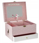 Wyposażenie pokoiku dziecięcego - Szkatułka na biżuterię z pozytywką jednorożec - miniaturka - grafika 1