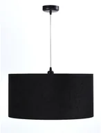 Lampy sufitowe - Koncept BPSKONCEPT Lampa wisząca welurowa czarny złoty tkanina pcv Gloria 60 BPS 010-009-60CM - miniaturka - grafika 1