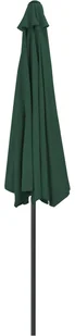 vidaXL Półparasol na słupku aluminiowym, 300x150 cm, zielony - Parasole ogrodowe - miniaturka - grafika 6