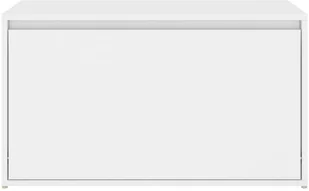 VidaXL Lumarko Ławka do przedpokoju, 80x40x45 cm, biała, płyta wiórowa 808666 VidaXL - Ławki do przedpokoju - miniaturka - grafika 5