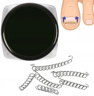 Klamra na wrastające paznokcie zestaw 12 sztuk - Akcesoria do paznokci - miniaturka - grafika 2