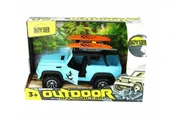 Samochody i pojazdy dla dzieci - Dromader Pojazd Jeep z deską surfingową na bagażniku GXP-794875 - miniaturka - grafika 1