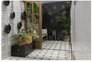 Peronda Fs Yard Black Natural 45x45 Płytka Podłogowa - Płytki ceramiczne - miniaturka - grafika 2