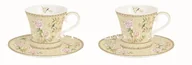 Kubki - Nuova Cer Easy life r2s PORCELANOWE FILIŻANKI DO ESPRESSO - PALACE GARDEN ECRU (1353 PALF) - ZESTAW 2 SZT. 1353 PALF - miniaturka - grafika 1