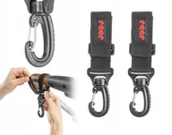 Akcesoria do wózków - Reer Uchwyt na rzep karabińczyk hak do wózka 2szt - miniaturka - grafika 1