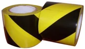 Akcesoria do pakowania - Dalpo Taśma samoprzylepna żółto-czarna "ostrzegawcza" 48mm x 33m TP31S/033 Dalpo - miniaturka - grafika 1