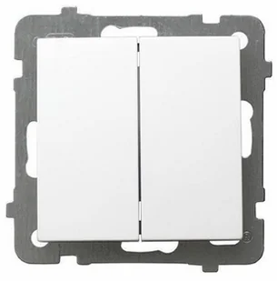 LEDart schodowy podwójny, Ospel AS ŁP-10G/m/00, bez ramki, kolor biały - Wyłączniki światła i elektryczne - miniaturka - grafika 2