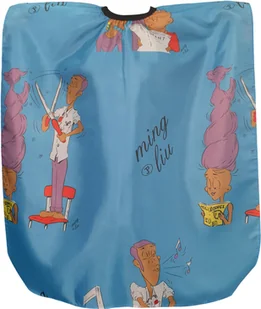 Gepard Peleryna Dziecięca Dzieci Fryzjerska Fartuch 120 cm PEL-79-DOG-BLUE - Peleryny fryzjerskie - miniaturka - grafika 3