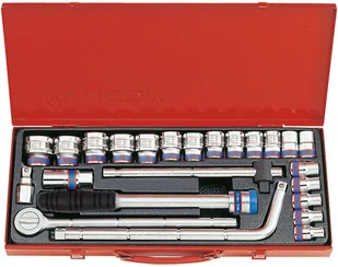 KING TONY Zestaw nasadek 4024MR, 1/2'', 12-kątne, 10-32 mm - Zestawy narzędziowe - miniaturka - grafika 4