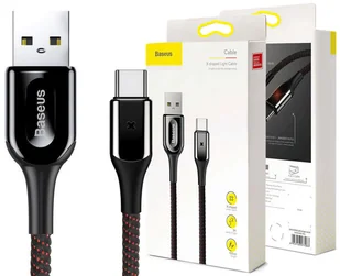 Kabel USB typ C Baseus CATXD-A01 USB typu C USB 2.0 1m kolor czarny - Kable komputerowe i do monitorów - miniaturka - grafika 6
