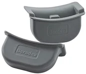 Pojemniki na przyprawy - Berndes Thermo uchwyty z silikonu, 2 sztuki, osłona przed wysoką temperaturą, szary, 002009 002009 - miniaturka - grafika 1