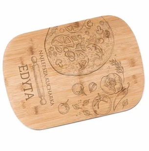 Murrano Deska bambusowa do krojenia z grawerem dla najlepszej kucharki na DSK-BMB1-040 - Deski do krojenia - miniaturka - grafika 23