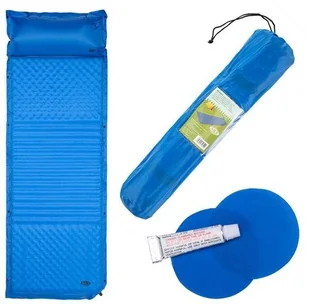 CAMP NILS NC4001 NIEBIESKA 190x63x3.8 CM MATA SAMOPOMPUJĄCA Z PODUSZKĄ NILS 5907695546200 - Karimaty - miniaturka - grafika 12