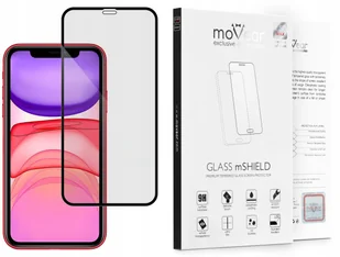 movear Szkło Hartowane prywatyzujące na iPhone 11 (6.1") Anty Spy, do Etui GLASS mSHIELD 2.5D MAX privacy A0I11GMPGPF3BK1 - Szkła hartowane na telefon - miniaturka - grafika 2