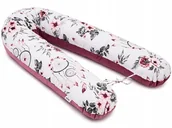 Poduszki do karmienia - Jukki Velvet Poduszka ciążowa do spania, karmienia - miniaturka - grafika 1