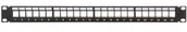 Narzędzia sieciowe - Patch Panel Keystone Do Szafy Rack 24 Porty Fx - miniaturka - grafika 1