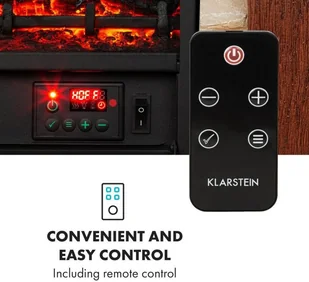 Klarstein Lienz, , 1800 W, Polystone, FP6- Kaprun-ODM - Kominki elektryczne - miniaturka - grafika 4