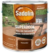 Farby olejne i specjalne - Sadolin Impregnat Olej Superdeck Palisander 2,5 L - miniaturka - grafika 1