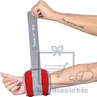 Movit Neoprenowe ciężarki mankiety odblaskowe - 2 x 1 kg - Pozostały sprzęt siłowy - miniaturka - grafika 12