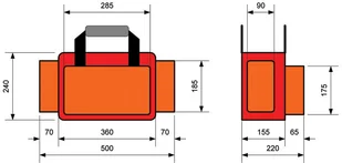Moretti, Włochy Torba medyczna EM 810 EM 810 - Urządzenia medyczne - miniaturka - grafika 2