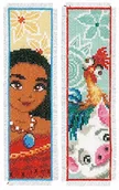 Zakładki do książek - Vervaco Vervaco WD zakładki Moana aida zestaw 2 sztuk, mieszanka bawełny, różna, 18,3 x 0,5 x 9,5 cm PN-0169315 - miniaturka - grafika 1