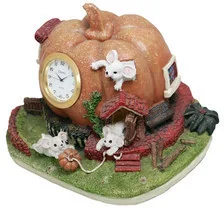 Atrix Zegar ceramiczny domek D5 ZC_D5 - Zegary - miniaturka - grafika 3