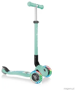LED Hulajnoga Trójkołowa Dziecięca Składana Koła - Hulajnogi - miniaturka - grafika 2