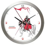 Zegary - Atrix Zegar aluminiowy polski husarz AS002HS - miniaturka - grafika 1