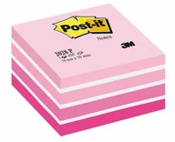 Etykiety samoprzylepne i bloki etykiet - Post-It Kostka samoprzylepna różowa akwarylowa 76 X 76 mm 450 kartek X02555 NB-7650 - miniaturka - grafika 1