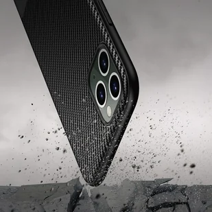 Prestige Crong Crong Carbon Cover Etui iPhone 11 Pro Max czarny) 10_15165 - Etui i futerały do telefonów - miniaturka - grafika 9