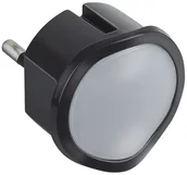 Lampy pozostałe - Legrand 50677 - LED Lampa nocna ściemnialna do gniazday LED/0,06W/230V czarny - miniaturka - grafika 1