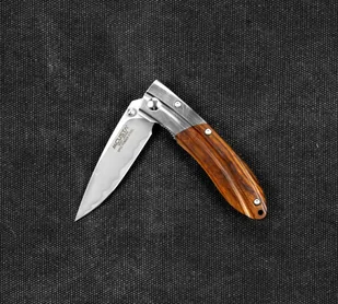 Mcusta Zanmai Nóż składany Shinra Mixture Iron Wood SPG2 MC-0141G - Noże - miniaturka - grafika 3
