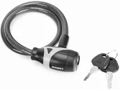 Zabezpieczenia do roweru - Romet Zapięcie rowerowe 786588 Linka - miniaturka - grafika 1