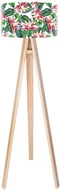 Lampy stojące - Macodesign Lampa podłogowa Tropikalny granat tripod-foto-420p, 60 W - miniaturka - grafika 1