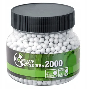 ASG Kulki Combat Zone Basic Bb 6 mm 2000 szt. - Amunicja i osprzęt ASG ASG Kulki Combat Zone Basic Bb 6 mm 2000 szt. - Amunicja i osprzęt ASG - miniaturka - grafika 1