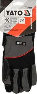 Yato RĘKAWICE SYNTETYCZNE ZAPINANE ROZM.10 YT-74666 YT-74666 - Rękawice robocze - miniaturka - grafika 2