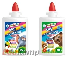 St. Majewski Galanteria Klej introligatorski 240g BAMBINO (6 szt. Display) KL01PRU - Przybory szkolne - miniaturka - grafika 2