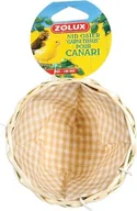 Klatki i wyposażenie dla ptaków - Zolux gniazdko wiklinowe obszyte dla kanarka - luzem Dostawa GRATIS od 99 zł + super okazje - miniaturka - grafika 1