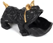 Kosmetyczki, organizery i kuferki - Intesi Organizer Buldog czarny/złoty - miniaturka - grafika 1