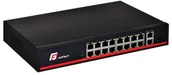 Switche - GetFort SWITCH POE GETFORT 16 x POE + 2GE UPLINK + 1 SFP - miniaturka - grafika 1