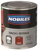 Farby do metalu - Nobiles Emalia Dach i Rynna czerwony tlenkowy 0 75 l - miniaturka - grafika 1