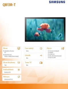 Samsung QB13R-T - Monitory reklamowe i wyświetlacze - miniaturka - grafika 9