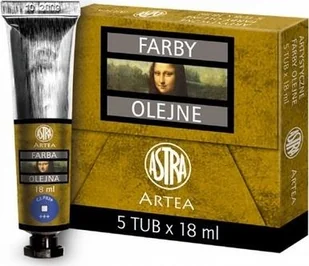 Astra Farby olejne 18ml 5szt ultramaryna niebiesk FA52AST - Farby i media malarskie - miniaturka - grafika 2