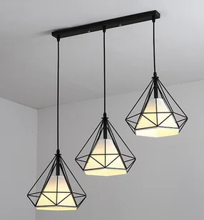 ABIGALI Lampa wisząca Diament Abigali Diamond III L ABIGALI-CHNR3L-E27 - Lampy sufitowe - miniaturka - grafika 3