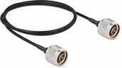 Kable - Delock Kabel antenowy N wtyczka do wtyczki N LMR/CFD100 1 m low loss 90472 - miniaturka - grafika 1