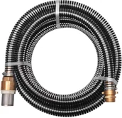 Węże ogrodowe i zraszacze - vidaXL Wąż ssący z mosiężnymi złączkami, 7 m, 25 mm, czarny - miniaturka - grafika 1