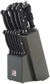Noże kuchenne - Amefa Richardson Sheffield 16-częściowy zestaw noży z blokiem Artisan R26600BB15K80 - miniaturka - grafika 1