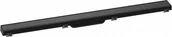 Odpływy liniowe - HANSGROHE HANSGROHE 56040610 RainDrain Match Element zewnętrzny odpływu 90 cm ze stelażem o regulowanej wysokości czarny - miniaturka - grafika 1
